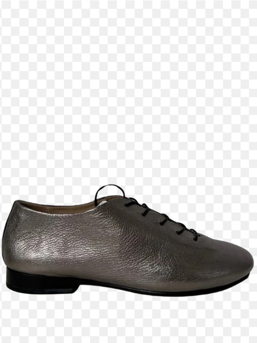 Poppy Barley Jazz Oxford Shoes Pewter Metallic Sz 6